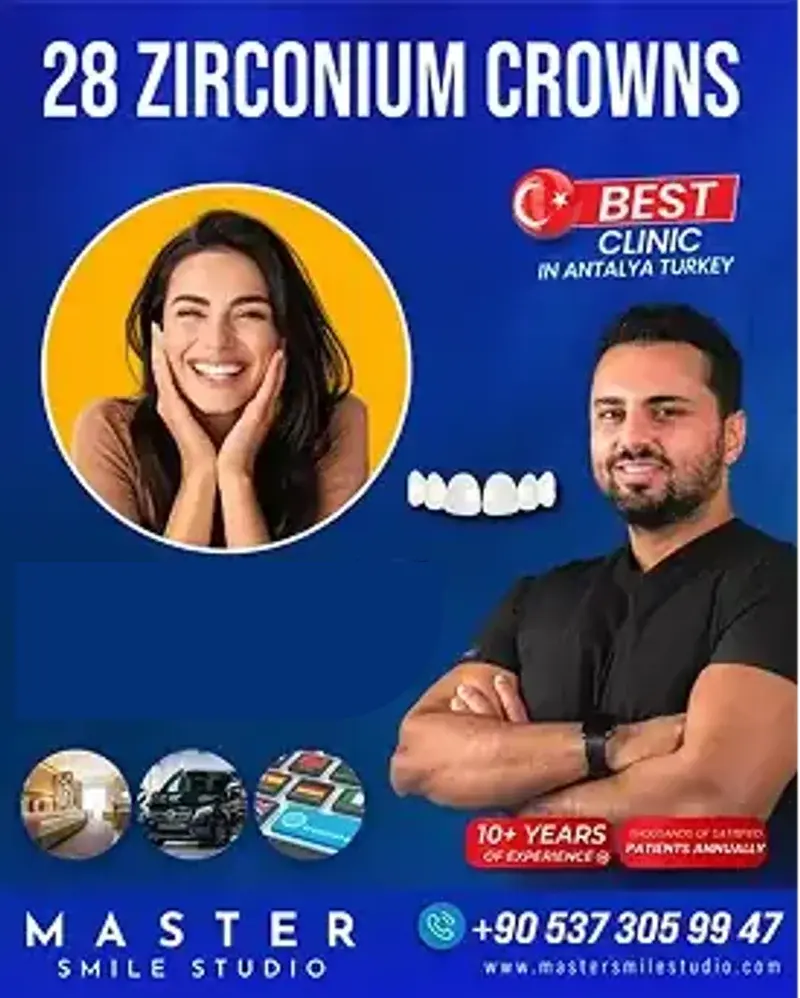 28 Zirkonyum Kaplama: Hayalinizdeki Hollywood Gülüşüne Tam Ağız Dönüşüm