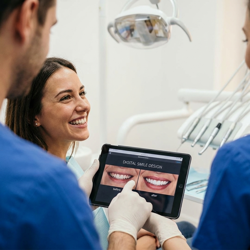 Dijital Gülüş Tasarımı (DSD) ve Hollywood Smile: Yüzünüze Özgü Estetik Mimari